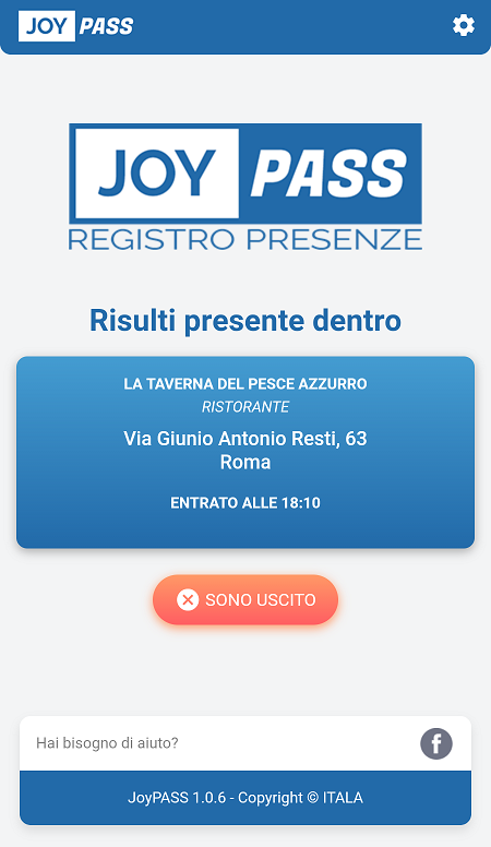JoyPASS home entrata